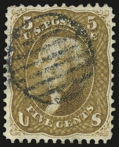 Sale 984, Lot 283, 1861-66 Issue (Scott 63-68)