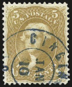 Sale 984, Lot 284, 1861-66 Issue (Scott 63-68)