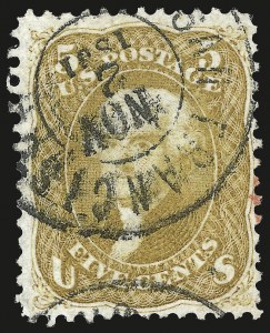 Sale 984, Lot 285, 1861-66 Issue (Scott 63-68)