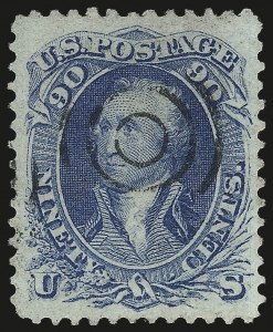 Sale 984, Lot 303, 1861-66 Issue (Scott 69-78)