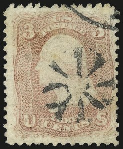 Sale 984, Lot 324, 1867 Experimental Grills (A-Z, Scott 79-85E)