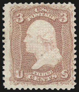 Sale 984, Lot 332, 1867-68 Grilled Issue (E Grill - Scott 86-91)