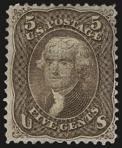 Sale 984, Lot 337, 1867-68 Grilled Issue (F Grill - Scott 92-101)