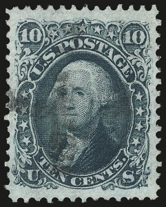 Sale 984, Lot 341, 1867-68 Grilled Issue (F Grill - Scott 92-101)