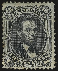 Sale 984, Lot 346, 1867-68 Grilled Issue (F Grill - Scott 92-101)