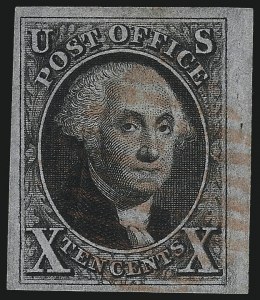Sale 984, Lot 35, 1847 Issue (Scott 1-2)