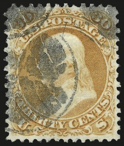 Sale 984, Lot 350, 1867-68 Grilled Issue (F Grill - Scott 92-101)