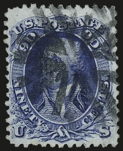 Sale 984, Lot 353, 1867-68 Grilled Issue (F Grill - Scott 92-101)