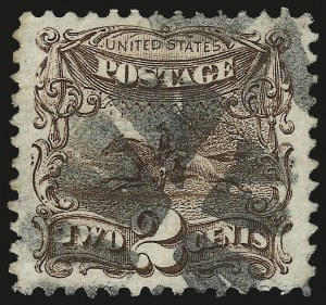 Sale 984, Lot 372, 1c-2c 1869 Pictorial Issue (Scott 112-113)