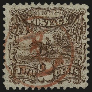 Sale 984, Lot 374, 1c-2c 1869 Pictorial Issue (Scott 112-113)
