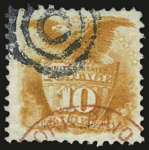 Sale 984, Lot 391, 3c-10c 1869 Pictorial Issue (Scott 114-116)