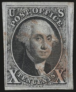 Sale 984, Lot 40, 1847 Issue (Scott 1-2)