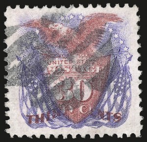 Sale 984, Lot 421, 12c-90c 1869 Pictorial Issue (Scott 117-122)