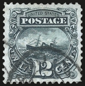 Sale 984, Lot 448, 1875 Re-Issue of 1869 Pictorial Issue (Scott 123-133a)