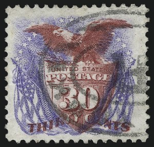 Sale 984, Lot 451, 1875 Re-Issue of 1869 Pictorial Issue (Scott 123-133a)