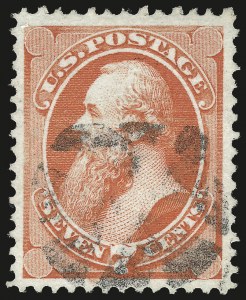 Sale 984, Lot 460, 1870-71 National Bank Note Co. Grilled Issue (Scott 134-144)