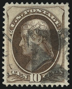 Sale 984, Lot 464, 1870-71 National Bank Note Co. Grilled Issue (Scott 134-144)