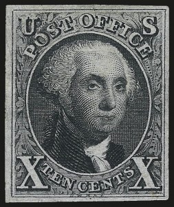 Sale 984, Lot 47, 1875 Reproduction of 1847 Issue (Scott 3-4)