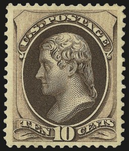 Sale 984, Lot 487, 1873 Continental Bank Note Co. Issue (Scott 156-166)