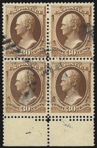 Sale 984, Lot 516, 1881-87 American Bank Note Co. Issues (Scott 205-218)