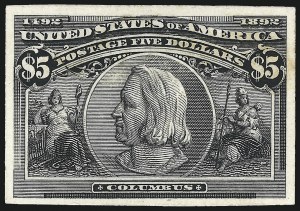 Sale 984, Lot 537, 1893 Columbian Issue (1c thru 8c, Scott 230-236)