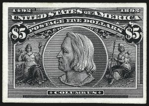 Sale 984, Lot 539, 1893 Columbian Issue (1c thru 8c, Scott 230-236)