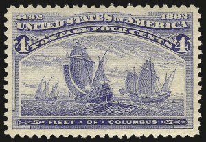 Sale 984, Lot 545, 1893 Columbian Issue (1c thru 8c, Scott 230-236)