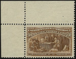 Sale 984, Lot 556, 1893 Columbian Issue (10c thru $1.00, Scott 237-241)