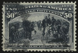 Sale 984, Lot 566, 1893 Columbian Issue (10c thru $1.00, Scott 237-241)