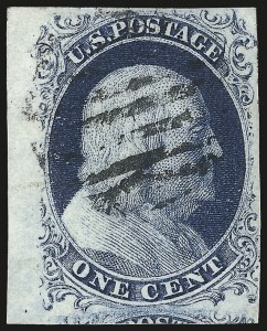 Sale 984, Lot 59, 1c 1851-56 Issue (Scott 5-9)