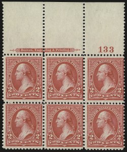 Sale 984, Lot 634, 1894 Unwatermarked Bureau Issue (Scott 246-263)