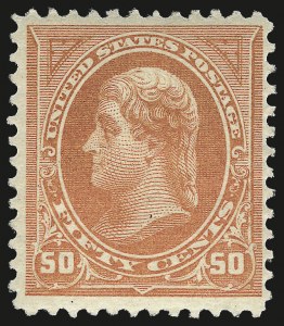 Sale 984, Lot 642, 1894 Unwatermarked Bureau Issue (Scott 246-263)