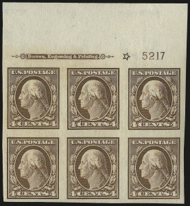 Sale 984, Lot 804, 1908-10 Washington-Franklin Issues (Scott 331-356)