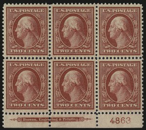 Sale 984, Lot 813, 1909 Bluish Paper Issue (Scott 357-366)