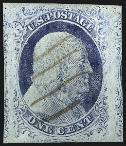 Sale 984, Lot 82, 1c 1851-56 Issue (Scott 5-9)