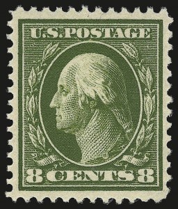 Sale 984, Lot 837, 1910-13 Washington-Franklin Issue (Scott 374-396)