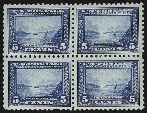 Sale 984, Lot 858, 1913-15 Panama-Pacific Issue (Scott 397-404)