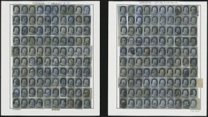 Sale 984, Lot 87, 1c 1851-56 Issue (Scott 5-9)