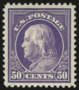 Sale 984, Lot 878, 1912-14 Washington-Franklin Issue (Scott 405-423)
