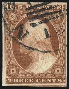 Sale Number 984, Lot Number 88, 3c 1851-56 Issue (Scott 10-11A)