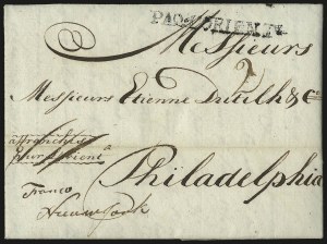Sale 989, Lot 10, French Packet Service, 1783-1788