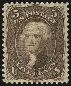 Sale 989, Lot 109, 1867-68 Grilled Issue and 1875 Re-Issue