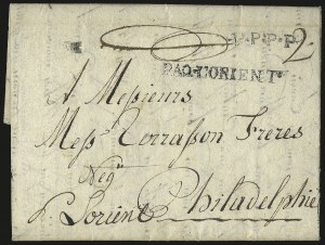 Sale 989, Lot 11, French Packet Service, 1783-1788