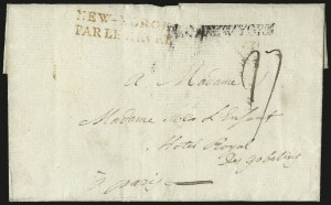 Sale 989, Lot 14, French Packet Service, 1783-1788