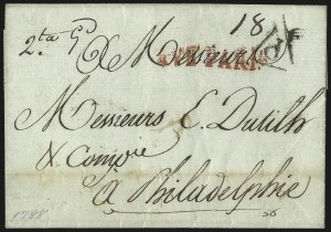 Sale 989, Lot 15, French Packet Service, 1783-1788