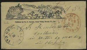 Sale 989, Lot 22, California and Western Mails