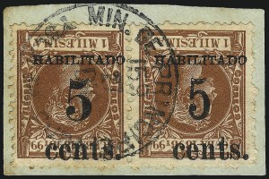 Sale 989, Lot 232, The Dr. Yamil H. Kouri Collection of Cuba Puerto Principe Issues