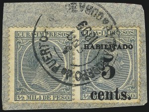 Sale 989, Lot 235, The Dr. Yamil H. Kouri Collection of Cuba Puerto Principe Issues