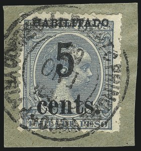 Sale 989, Lot 245, The Dr. Yamil H. Kouri Collection of Cuba Puerto Principe Issues
