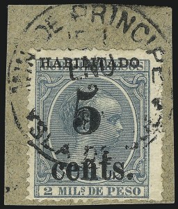 Sale 989, Lot 246, The Dr. Yamil H. Kouri Collection of Cuba Puerto Principe Issues